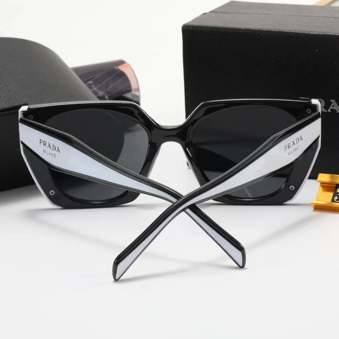 4-color fashion PA letter double color matching polarized sunglasses
