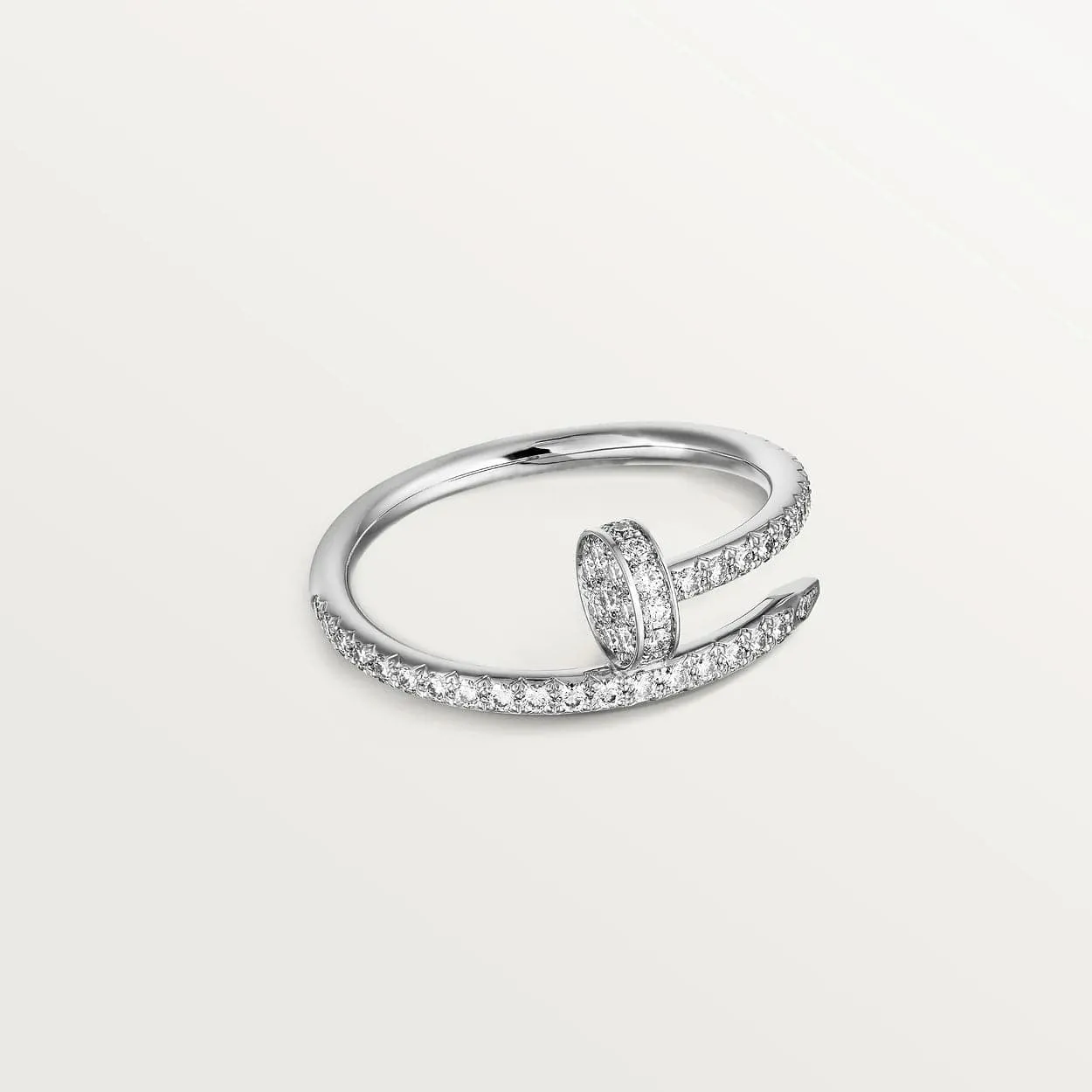 car Inspired Juste Un Clou Nail Ring-Diamond Paved