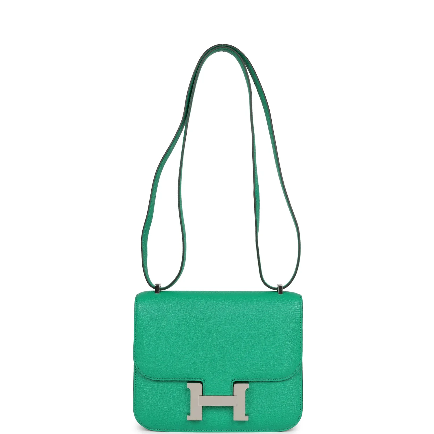 Hermes Constance 18 Menthe Chevre Mysore Palladium Hardware