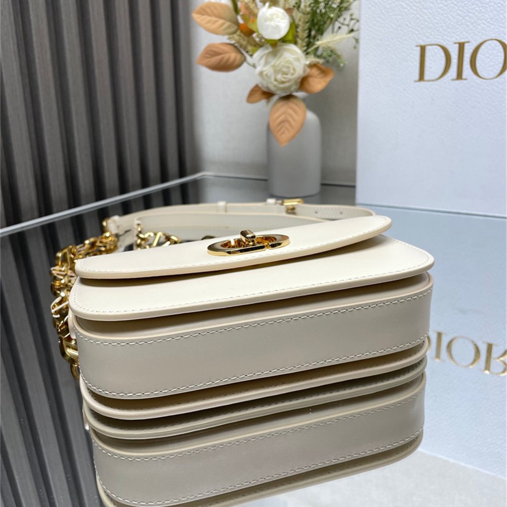 Dior 30 Montaigne Avenue Bag White Box Calfskin