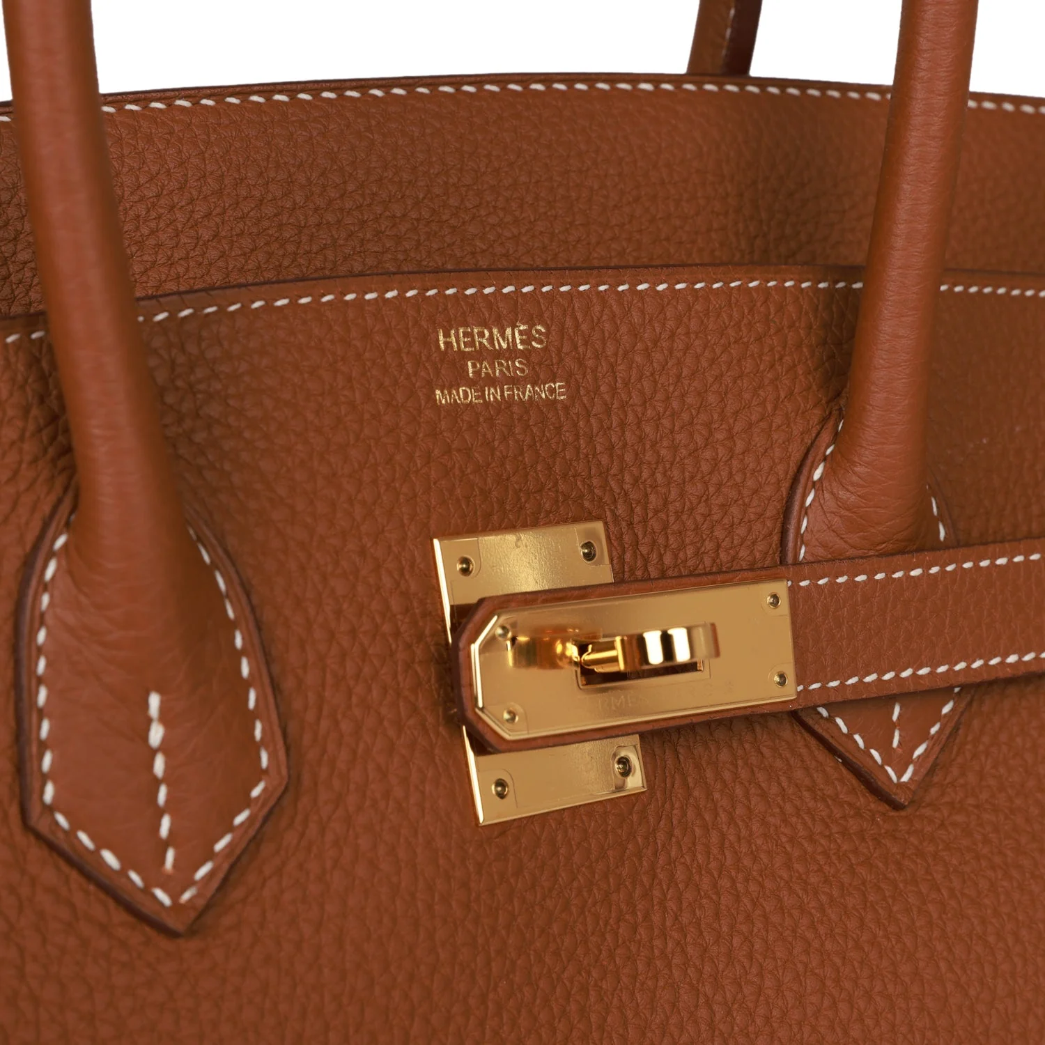 Pre-owned Hermes Birkin 35 Gold Togo Gold Hardware