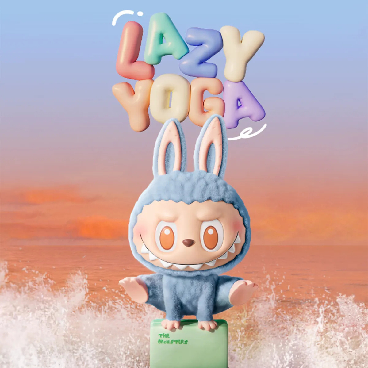 Pop Mart Labubu The Monsters Lazy Yoga Series