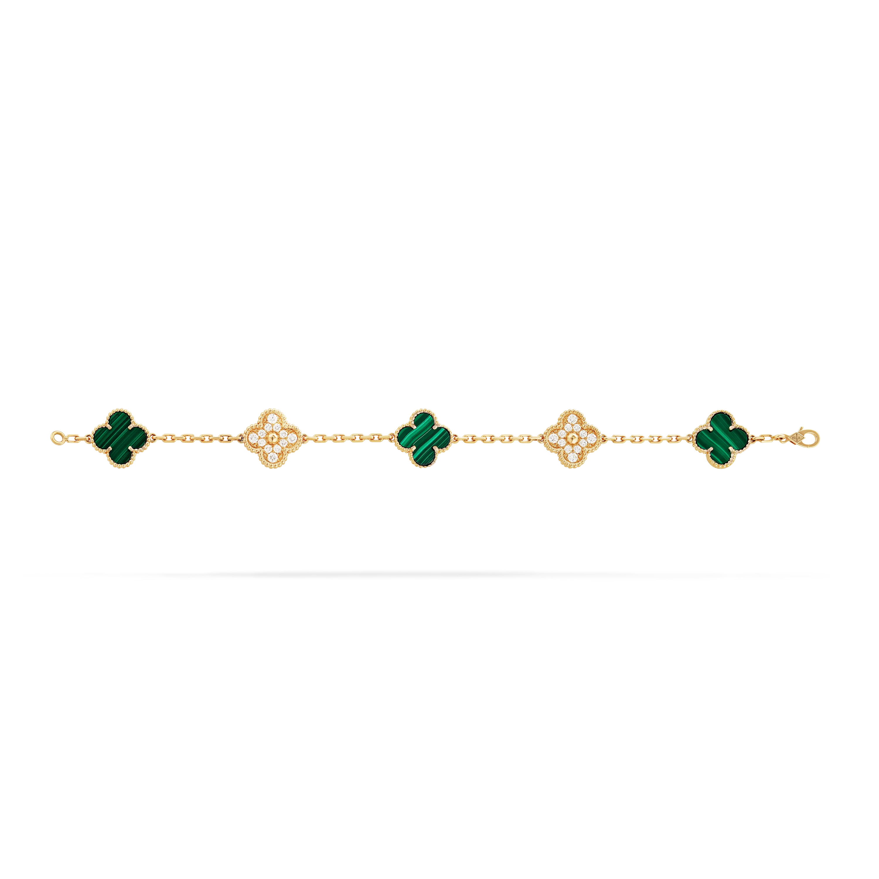 Vintage Alhambra bracelet, 5 motifs