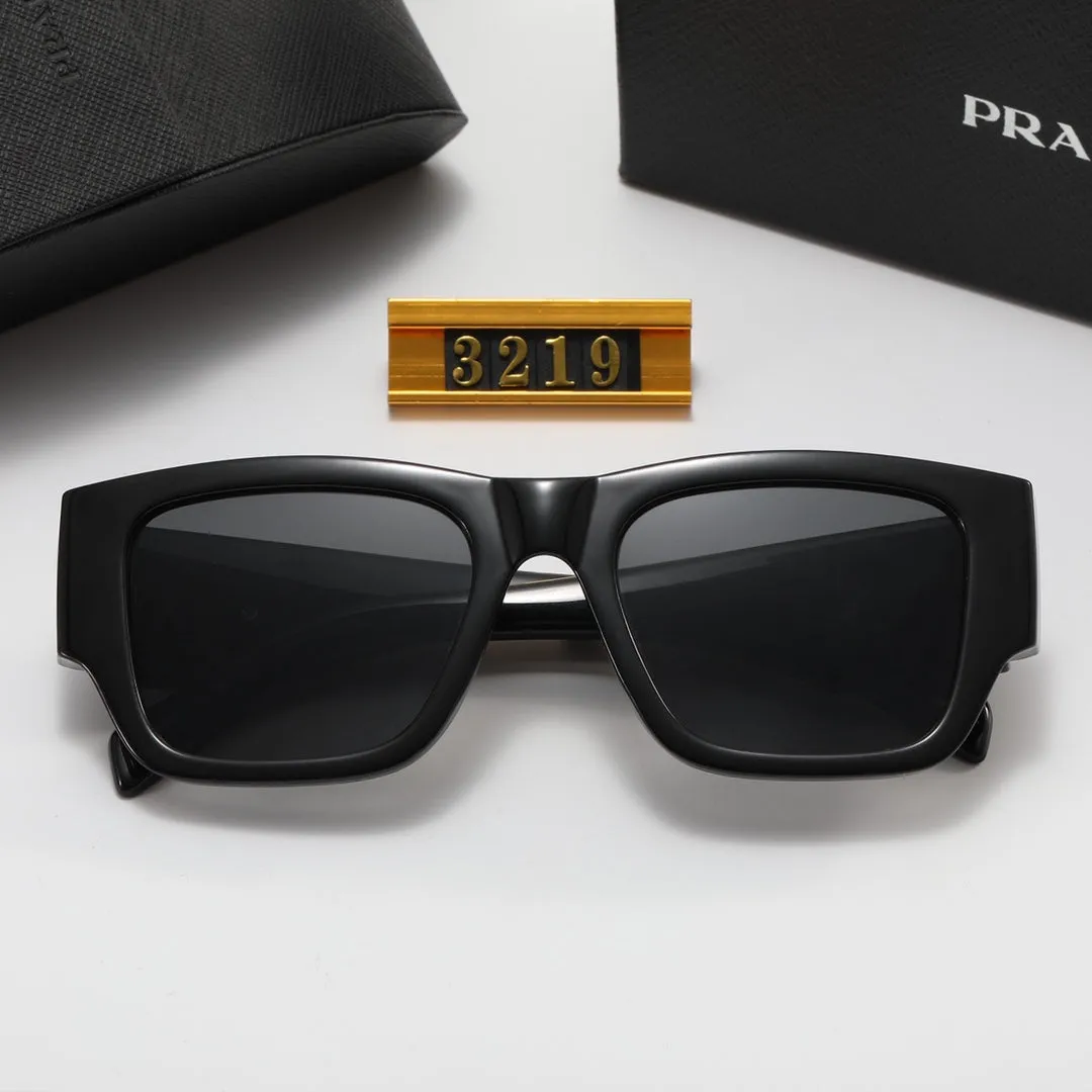 6 colors fashion black and white two-color letter polarized sunglasses