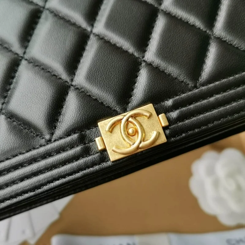 Chanel Lambskin Leboy W-Chain Bag 80287