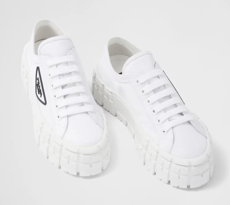 Pra Double Wheel nylon gabardine sneakers