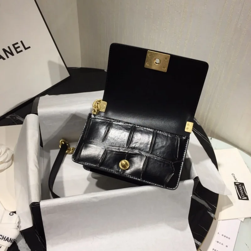 Chanel Small Boy Chanel Handbag A67085 Gold