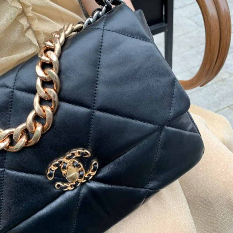 Chanel 19 Large Lambskin Flap Bag As1161