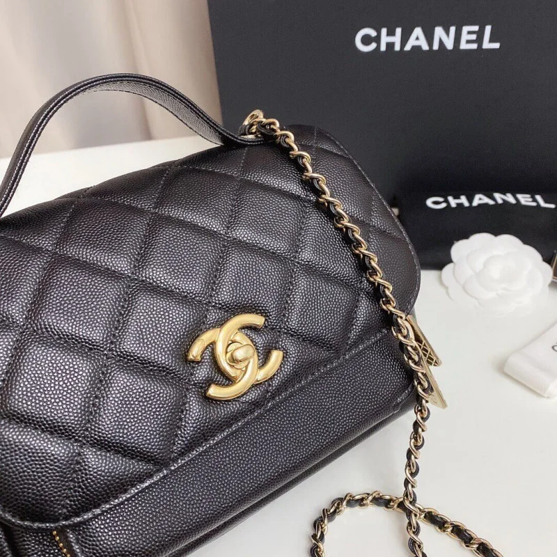 Chanel Quilted Caviar Leather Small Business Affinity Bag A93749