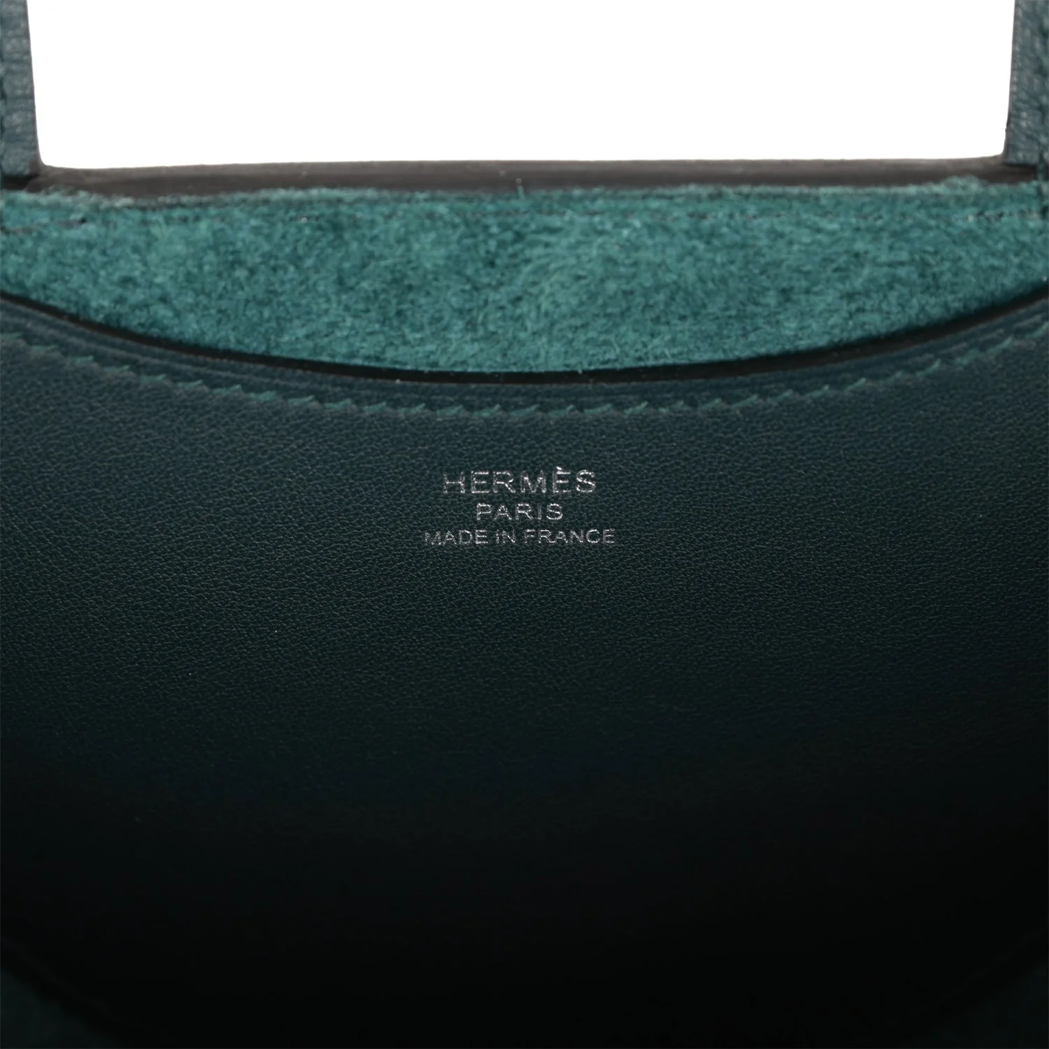 Hermes In-The-Loop 18 Vert Cypress Clemence and Swift Palladium Hardware