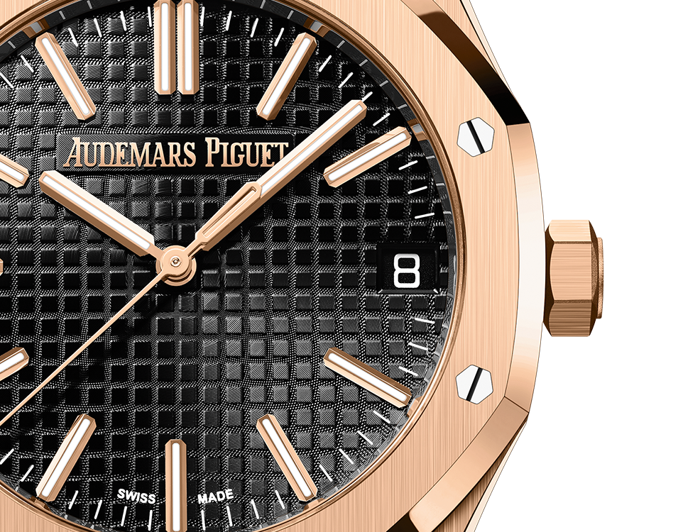 ROYAL OAK Pink Gold Black Dial 41mm