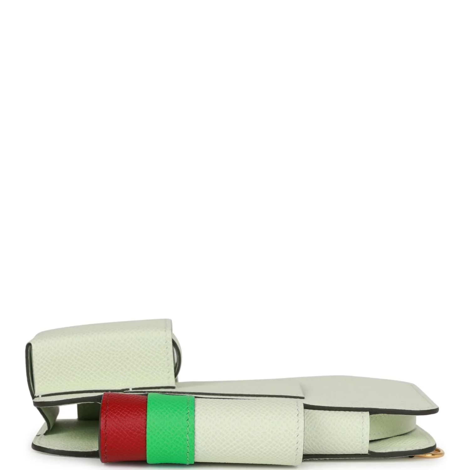 Hermes HermesWay Telephone Crossbody Vert Fizz, Vert Comics and Rubis Epsom Gold Hardware