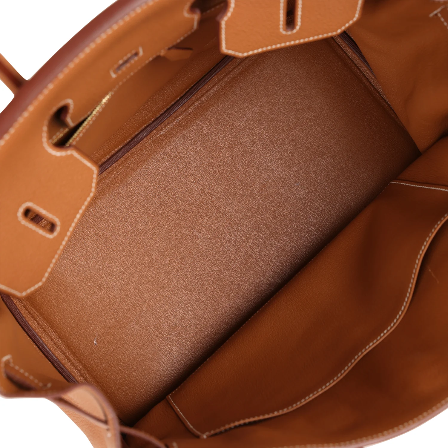 Pre-owned Hermes Birkin 35 Gold Togo Gold Hardware