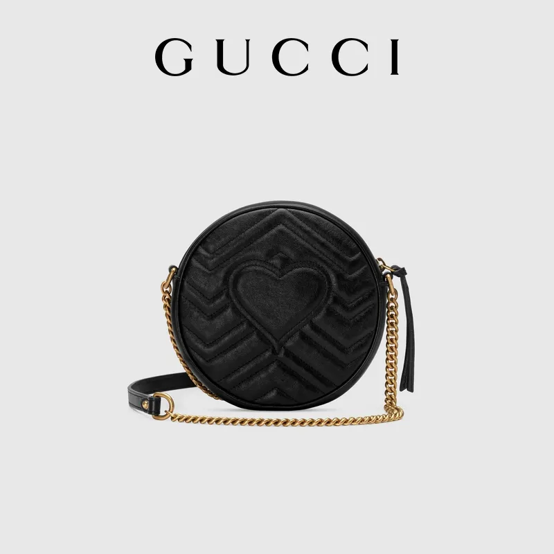 G Marmont Mini Round Shoulder Bag
