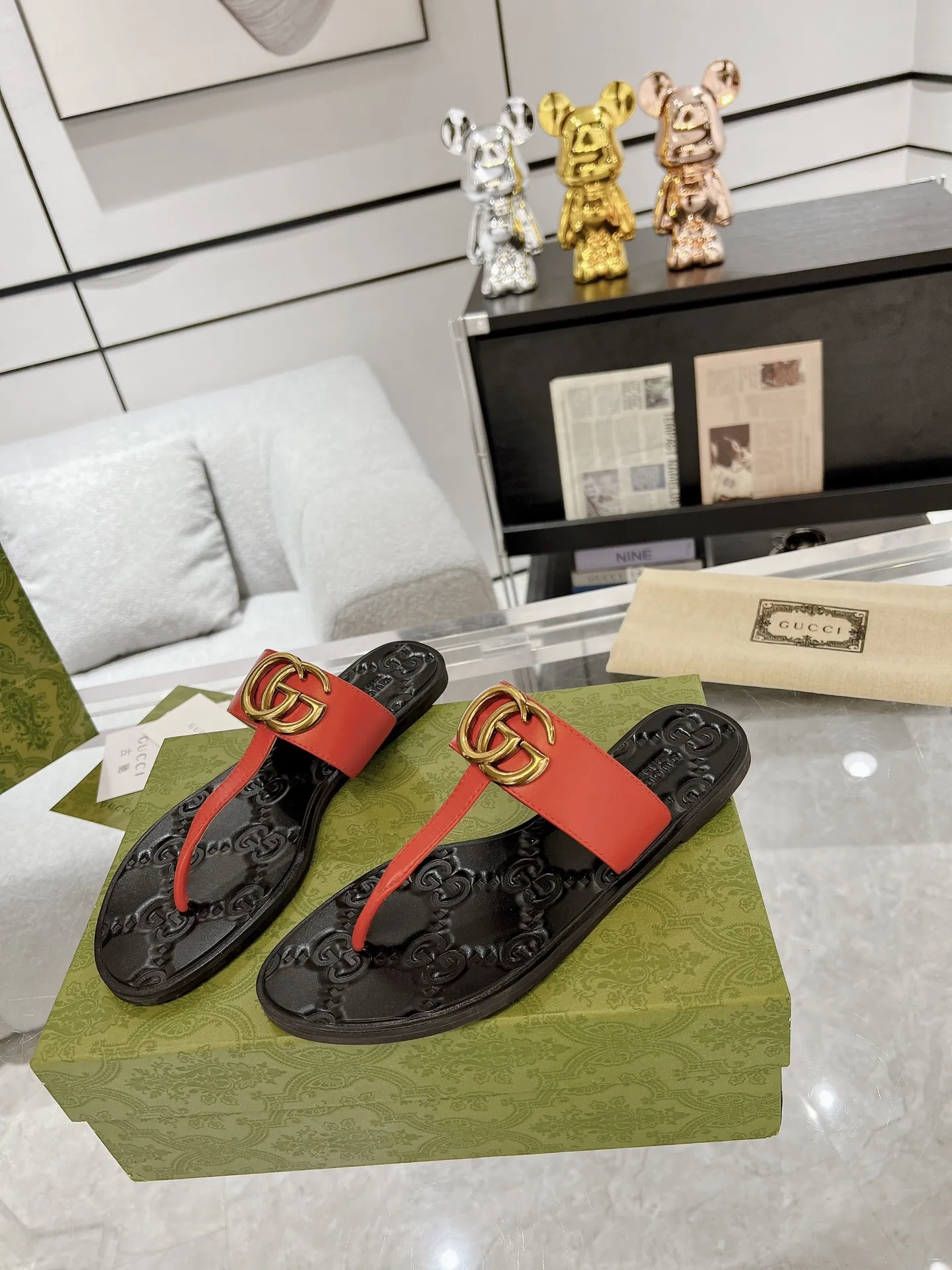 GG new arrival men and women slippers 02