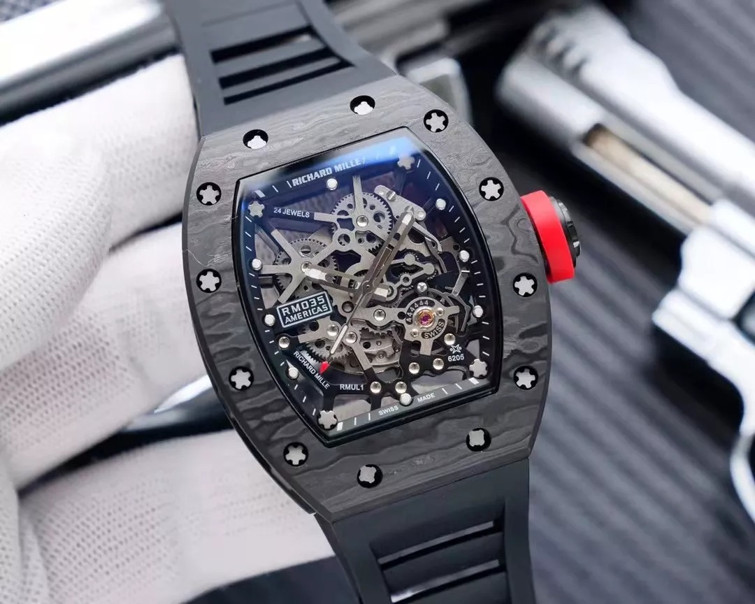 RM 35-02 Blue Dial Black Bezel Black Rubber Strap RUML3