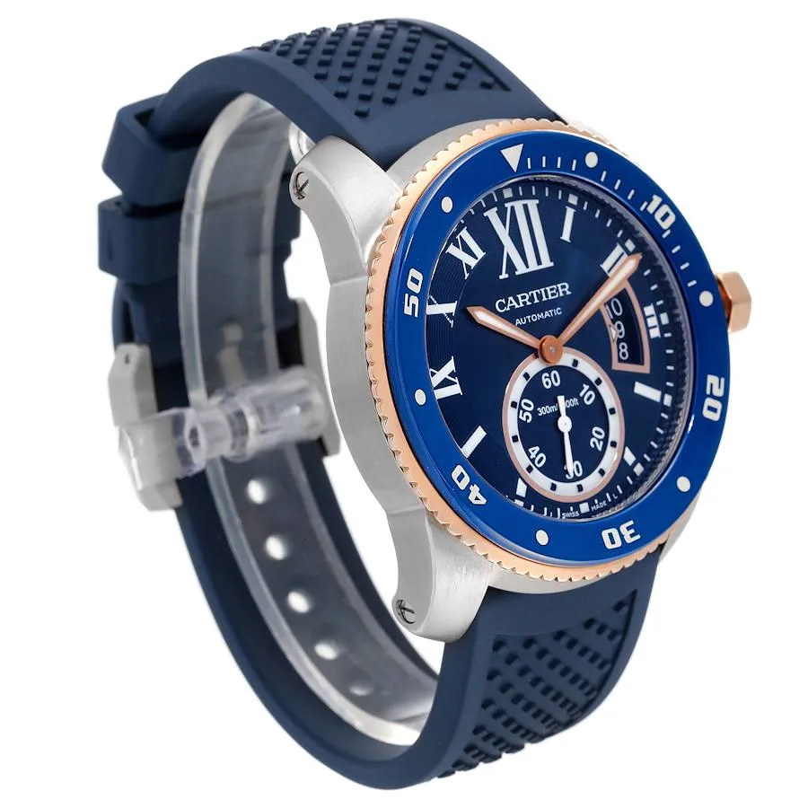 CALIBRE ROSE GOLD MIX BLUE 42mm
