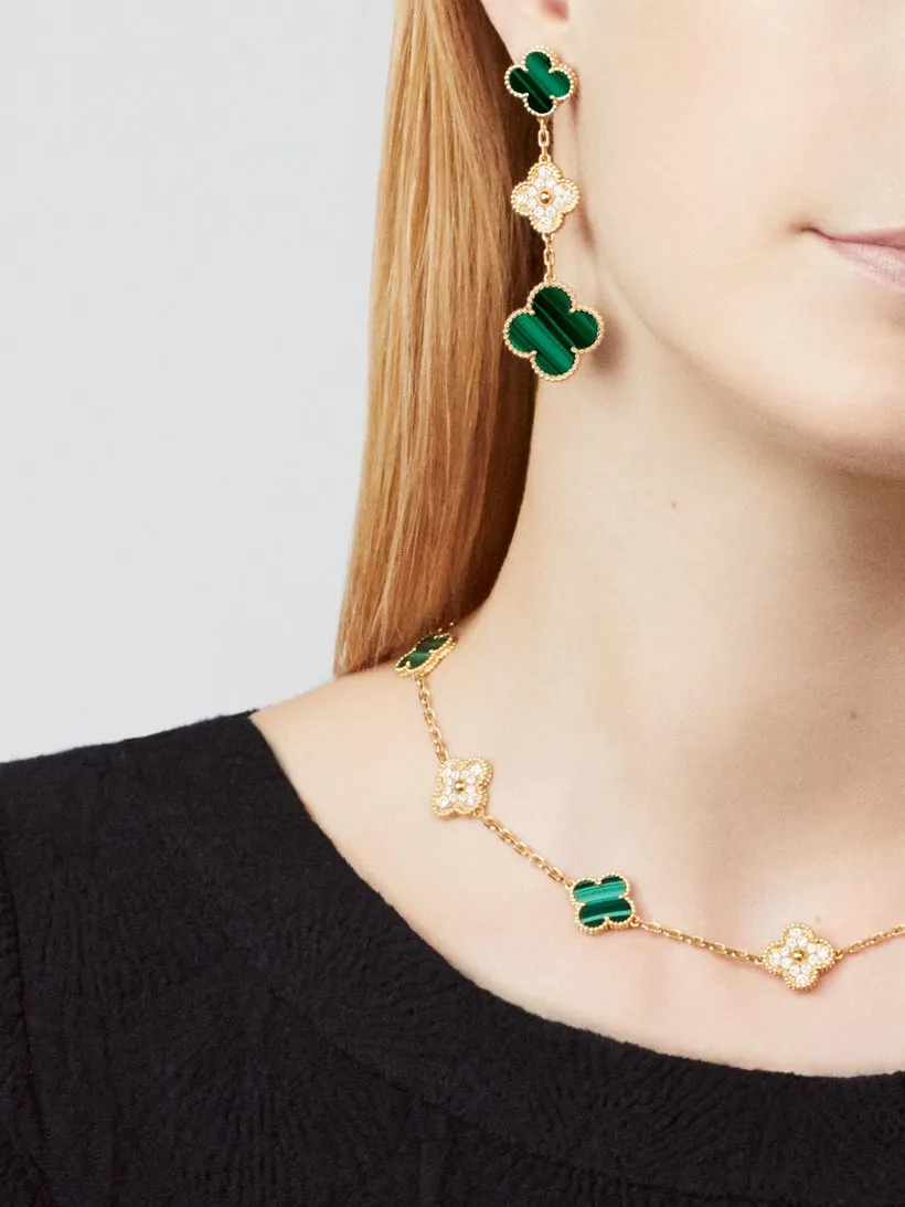 Magic Alhambra earrings, 3 motifs