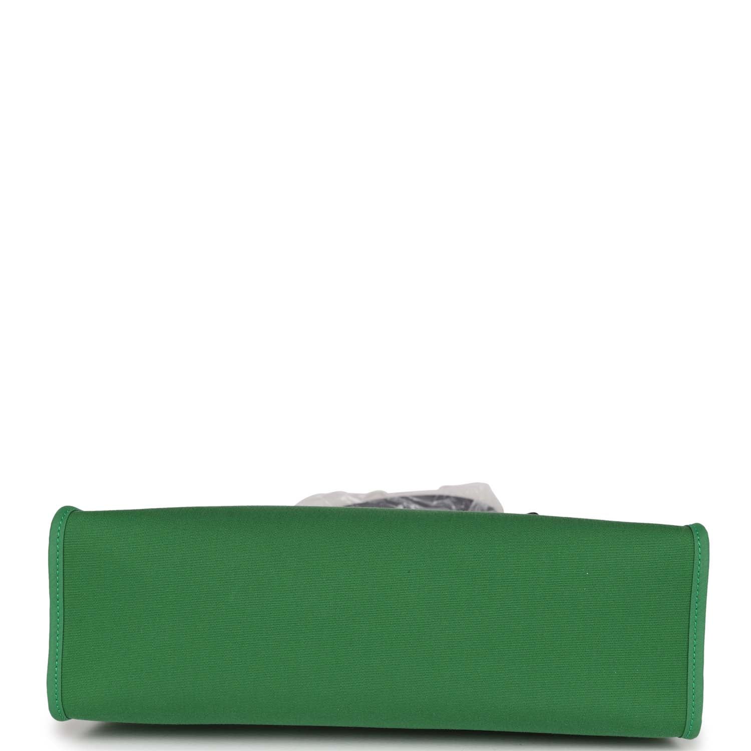 Hermes Herbag Zip PM 31 Bamboo Toile H/Bleu Indigo Vache Hunter Palladium Hardware