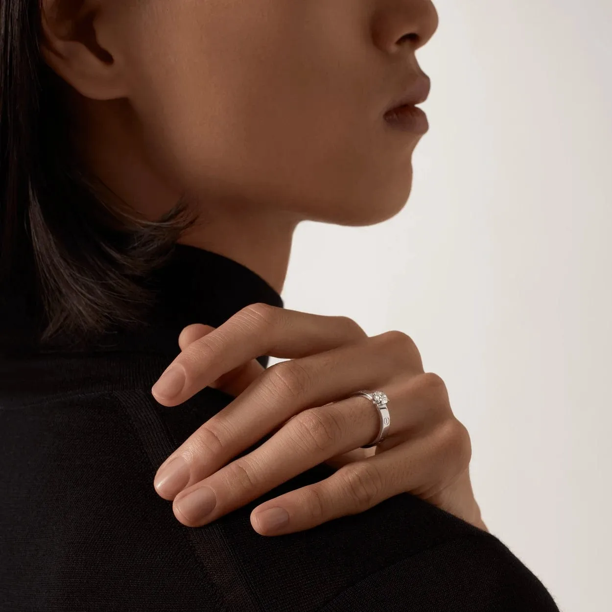 car The LOVE SOLITAIRE Ring With Diamond