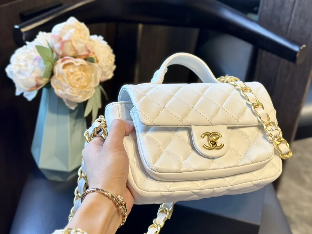 Mini Flap Bag with Top Handle