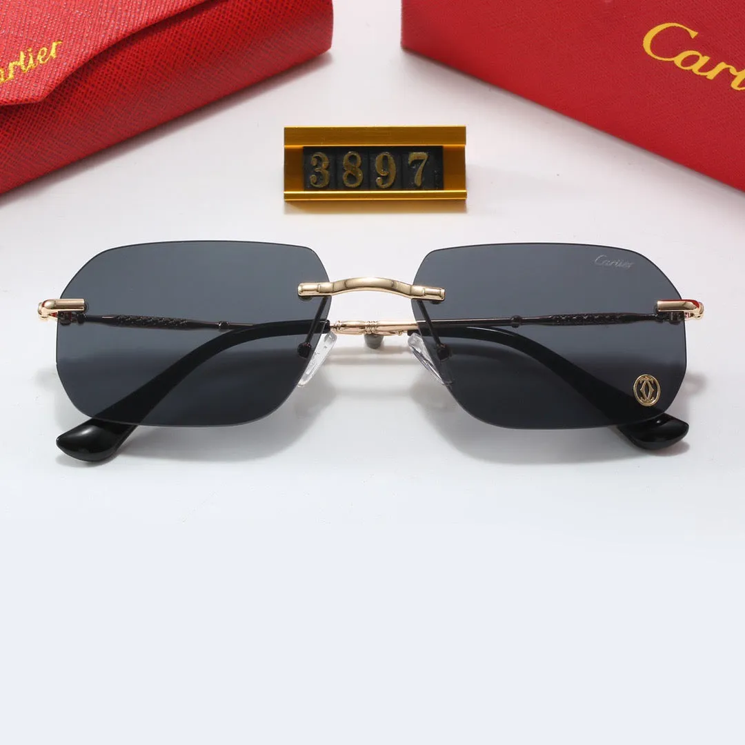 8-color fashionable CA letter sunglasses