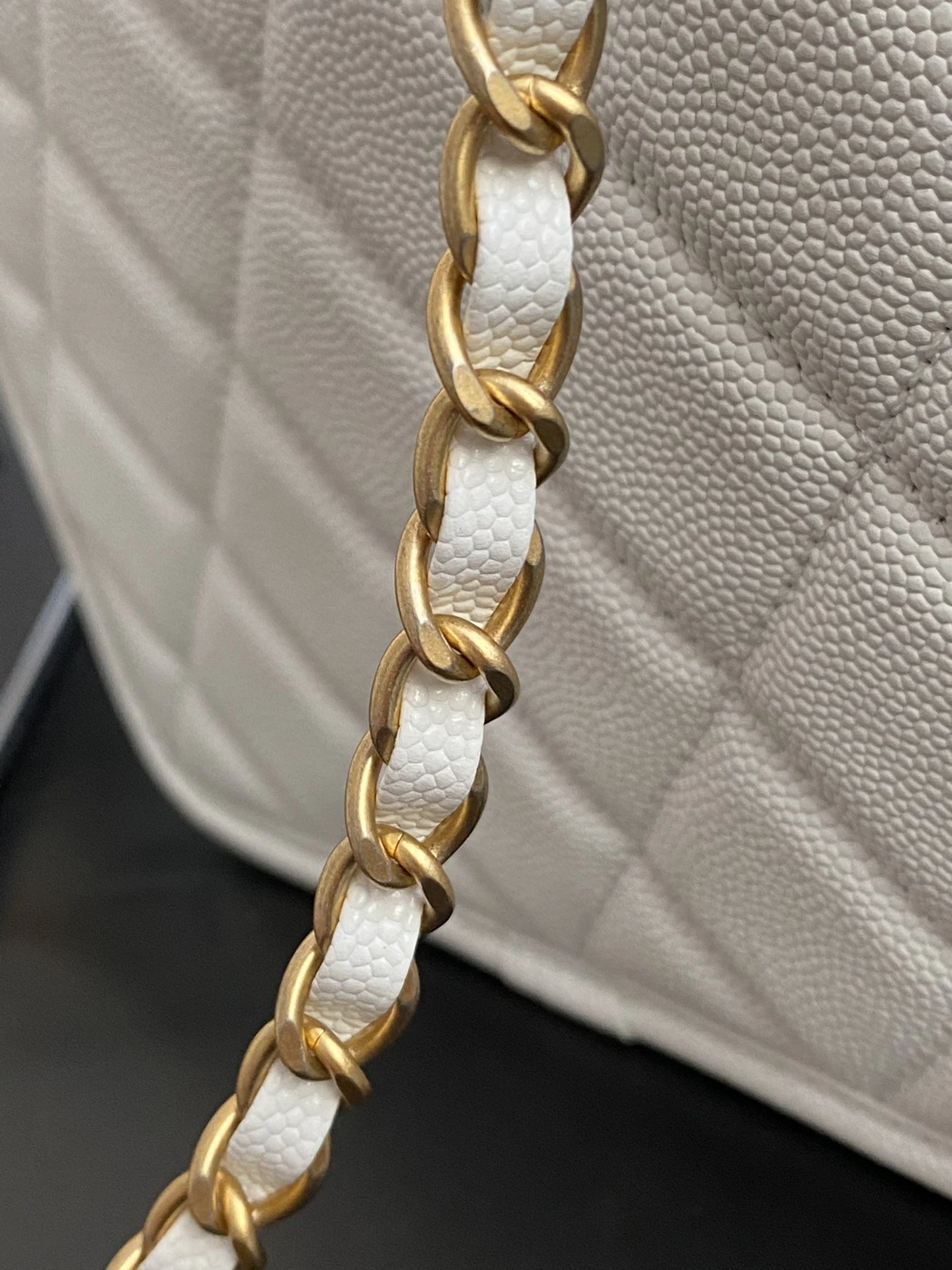 Chanel Small Flap Bag With Top Handle White For Women, Women’s Bags 8.1in/20.5cm