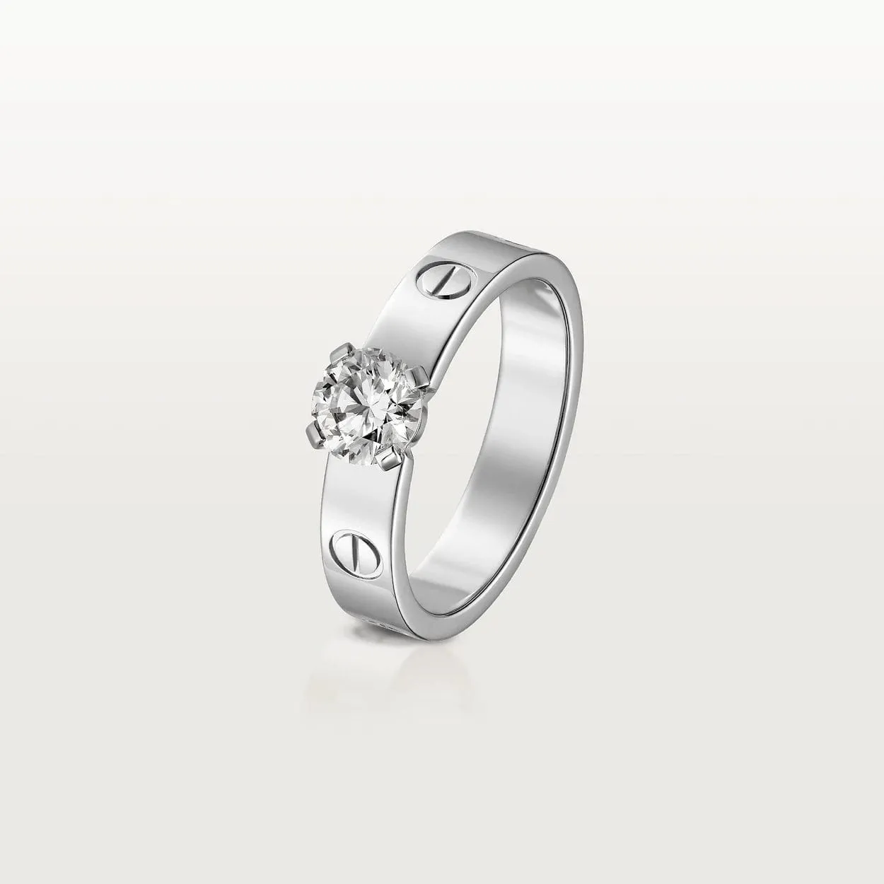 car The LOVE SOLITAIRE Ring With Diamond
