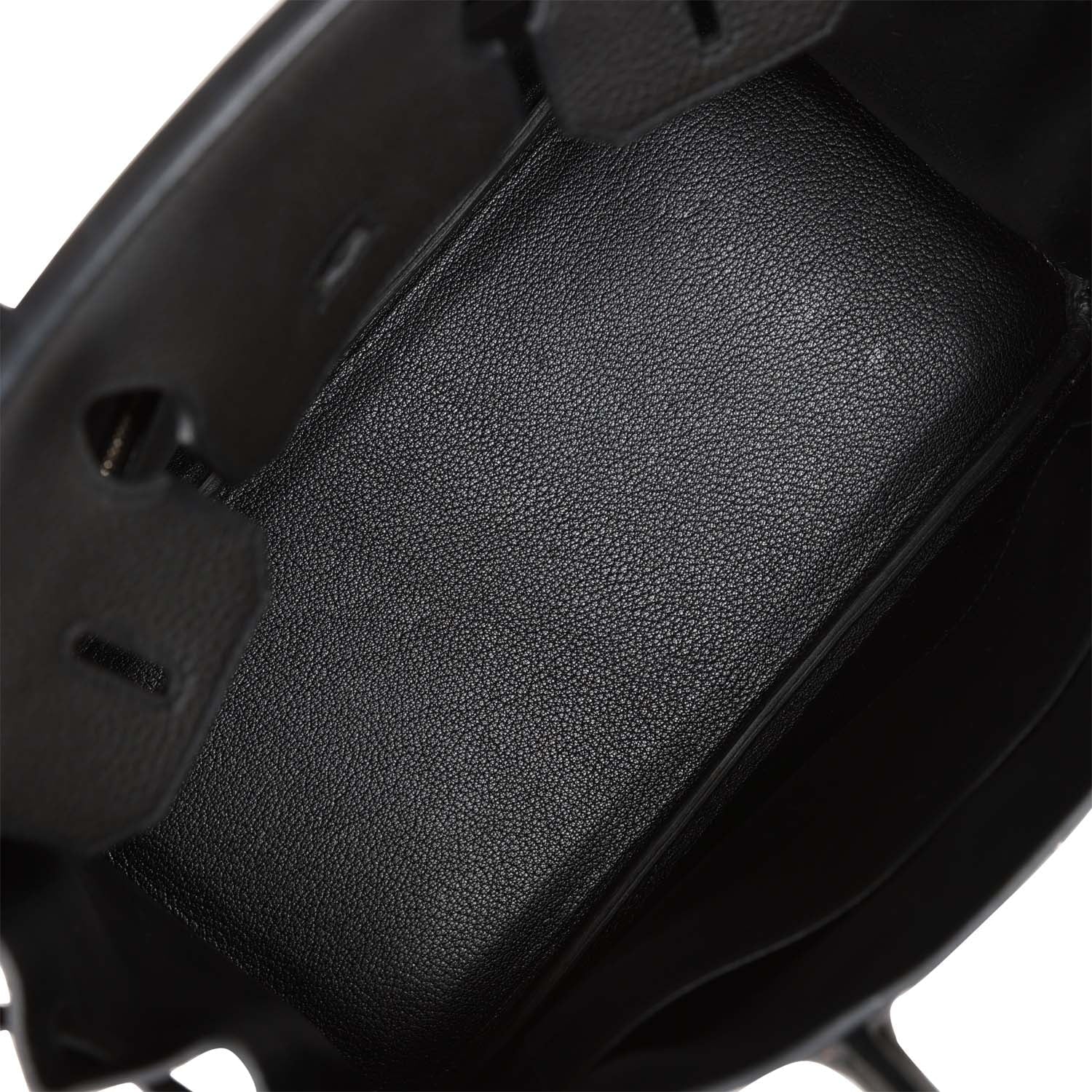 Pre-owned Hermes Birkin 30 Black Togo Palladium Hardware