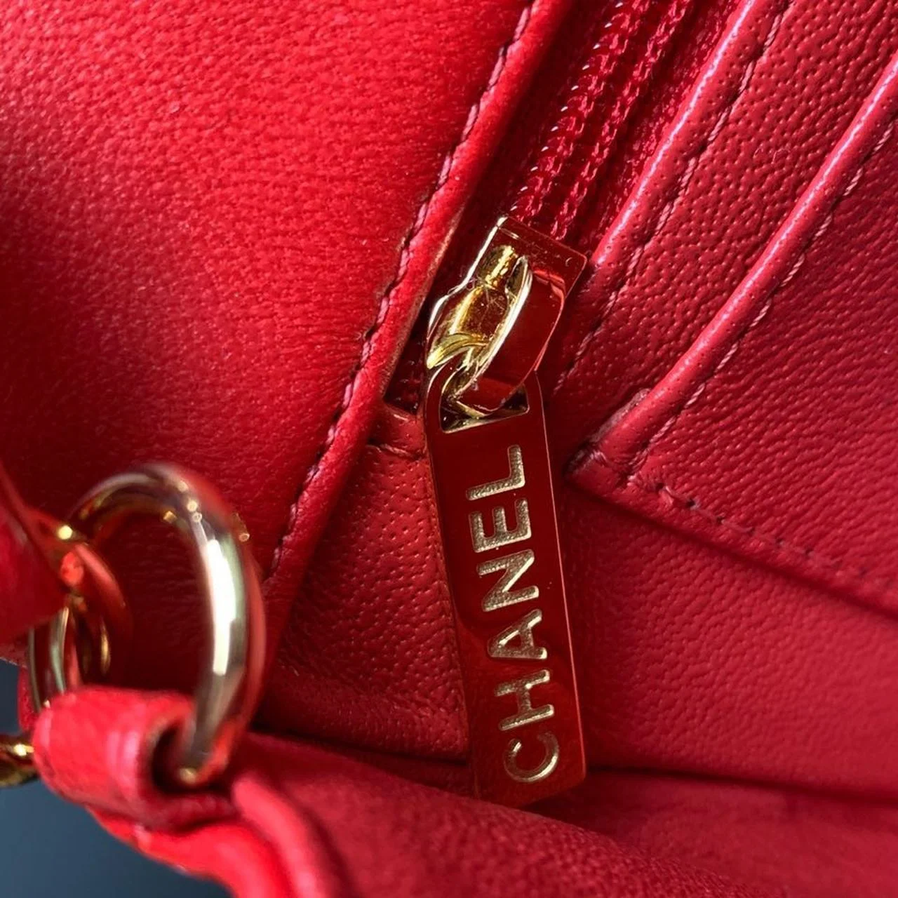 Chanel Mini Flap Bag Red For Women, Women’s Bags, Women’s Bag, Shoulder And Crossbody 7.8in/20cm A69900