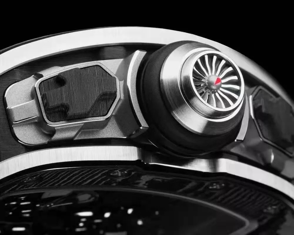 RM 62-01 Tourbillon Vibrating Alarm ACJ Black Bezel Black Rubber Strap RM62-01