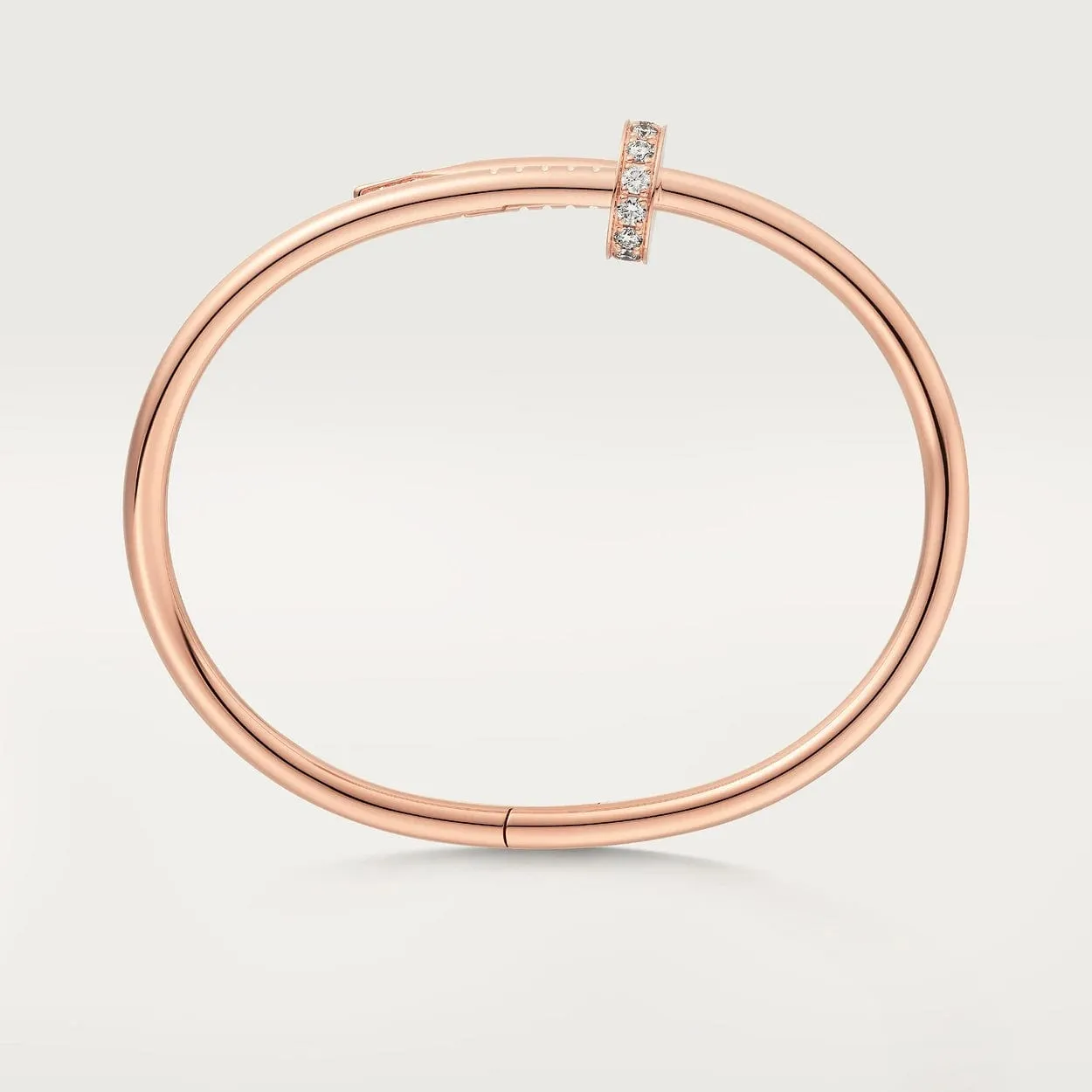 car Inspired Juste Un Clou Nail Bracelet With CZ Diamond