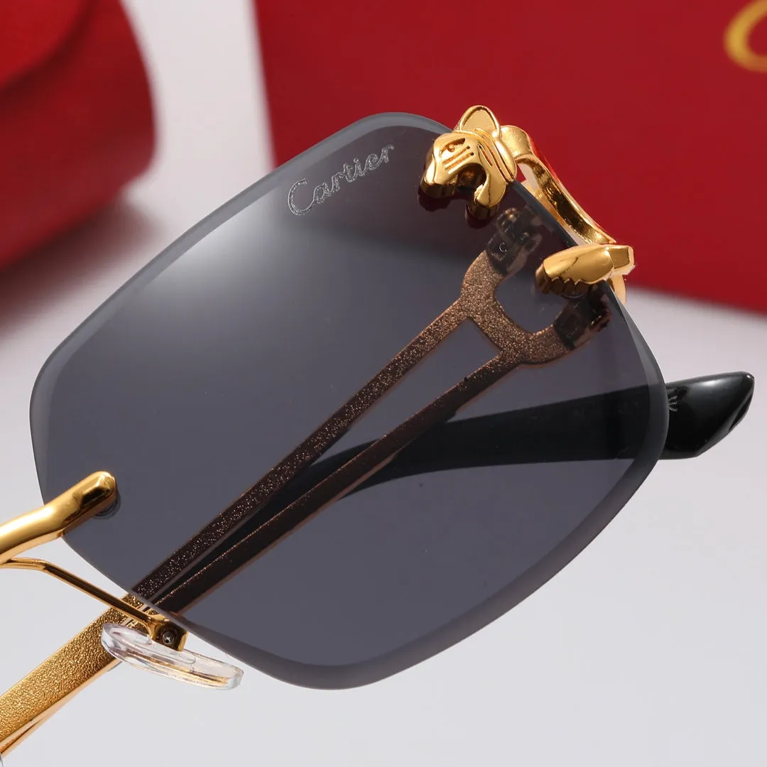 4 color fashion leopard frame polarized sunglasses