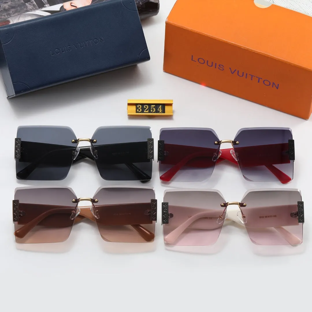 4 color fashion stitching four-leaf flower polarized sunglasses