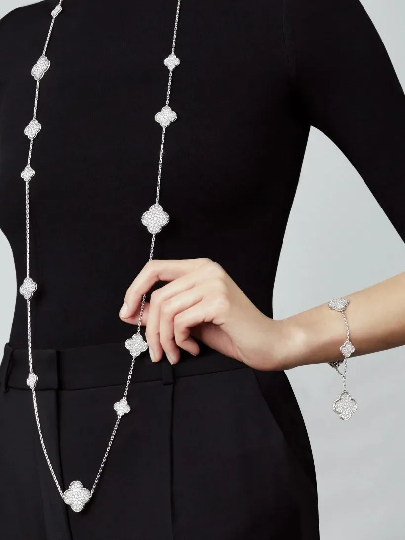 Magic Alhambra bracelet, 5 charms