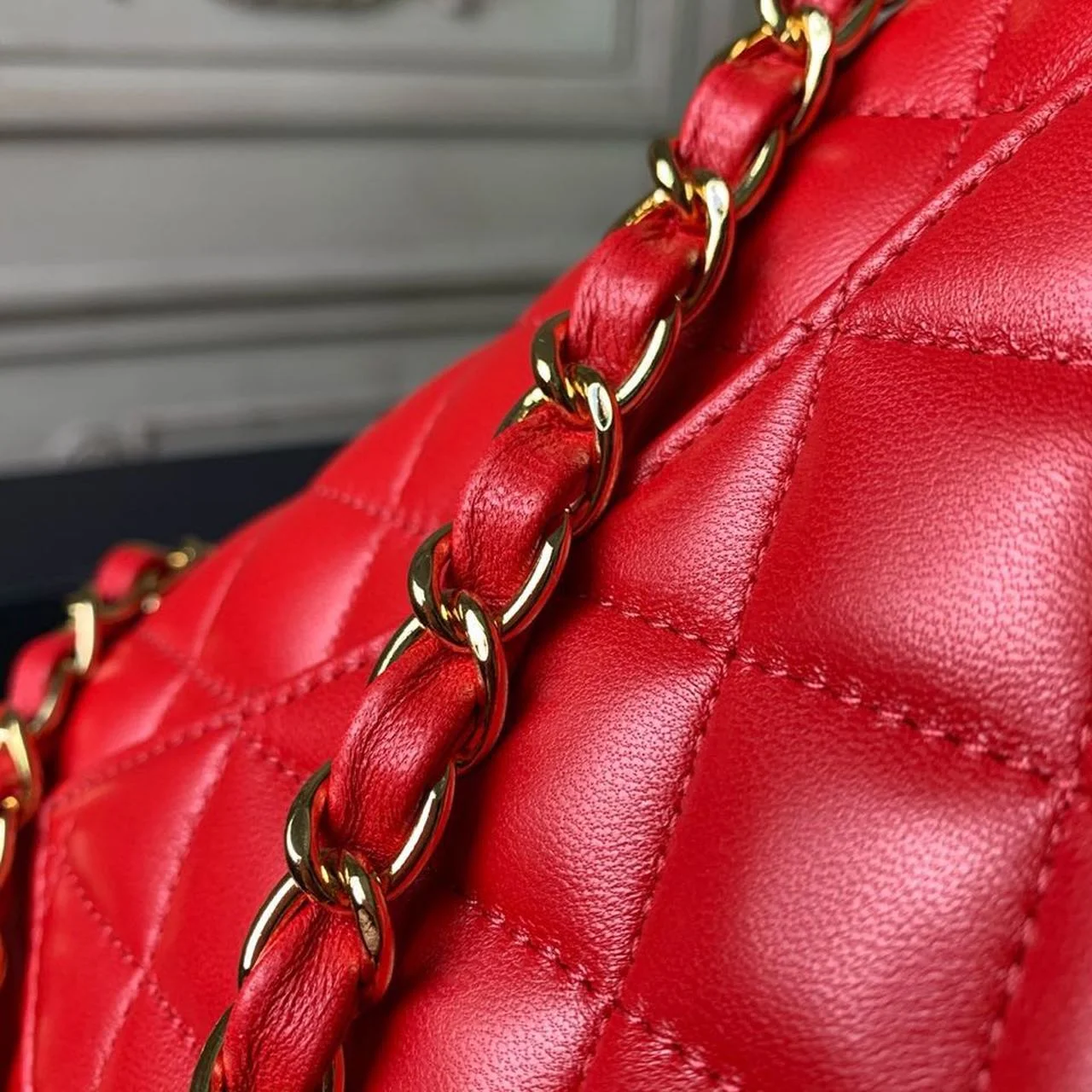 Chanel Mini Flap Bag Red For Women, Women’s Bags, Women’s Bag, Shoulder And Crossbody 7.8in/20cm A69900