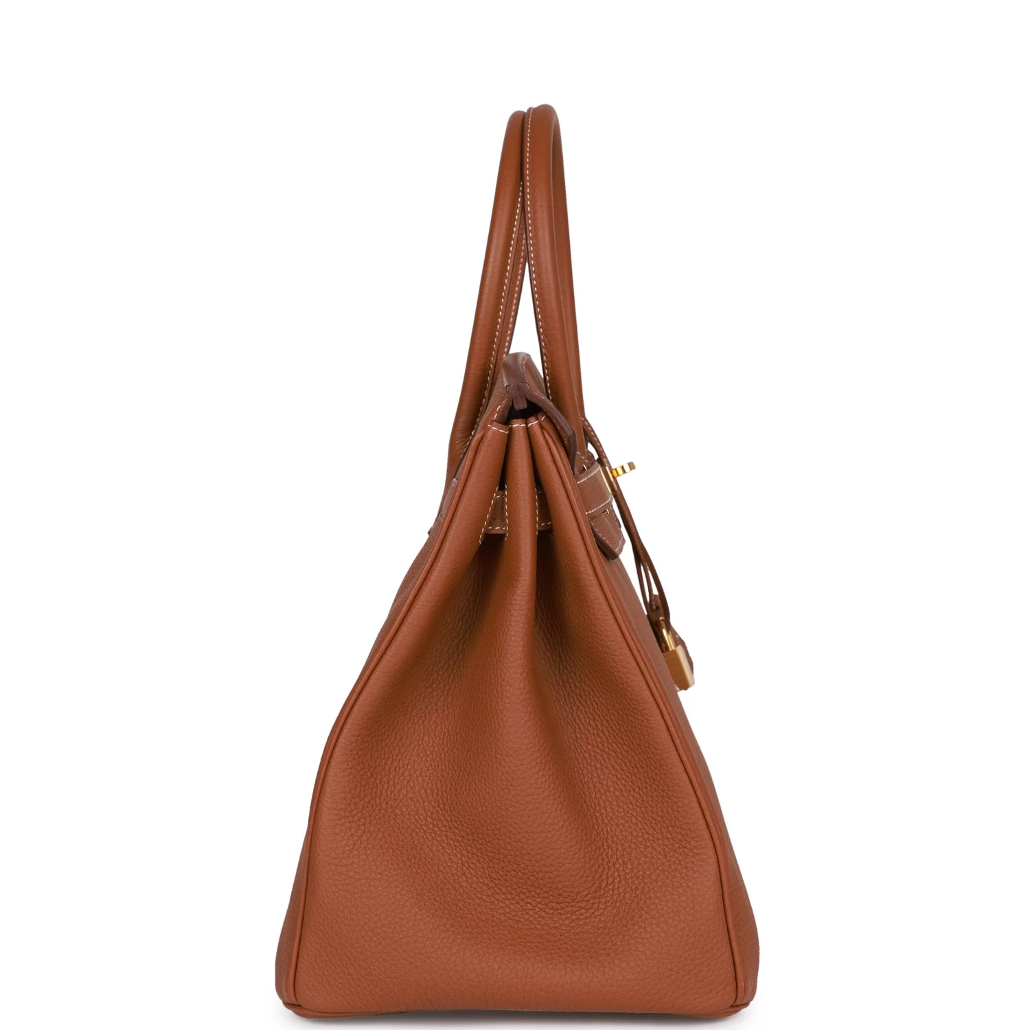 Pre-owned Hermes Birkin 35 Gold Togo Gold Hardware