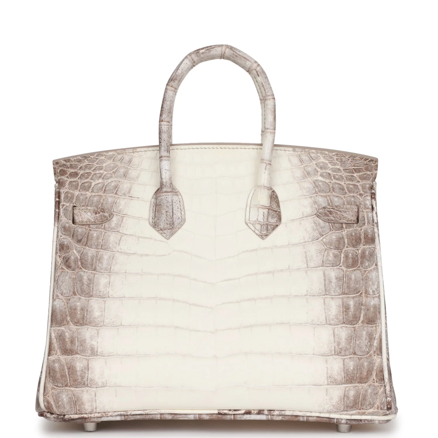 Hermes Birkin 25 Himalaya Niloticus Crocodile Palladium Hardware
