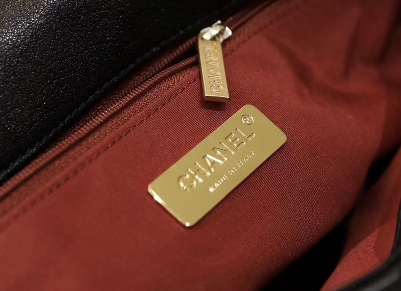 Chanel 19 Handbag 26cm Black For Women AS1160 B04852 94305