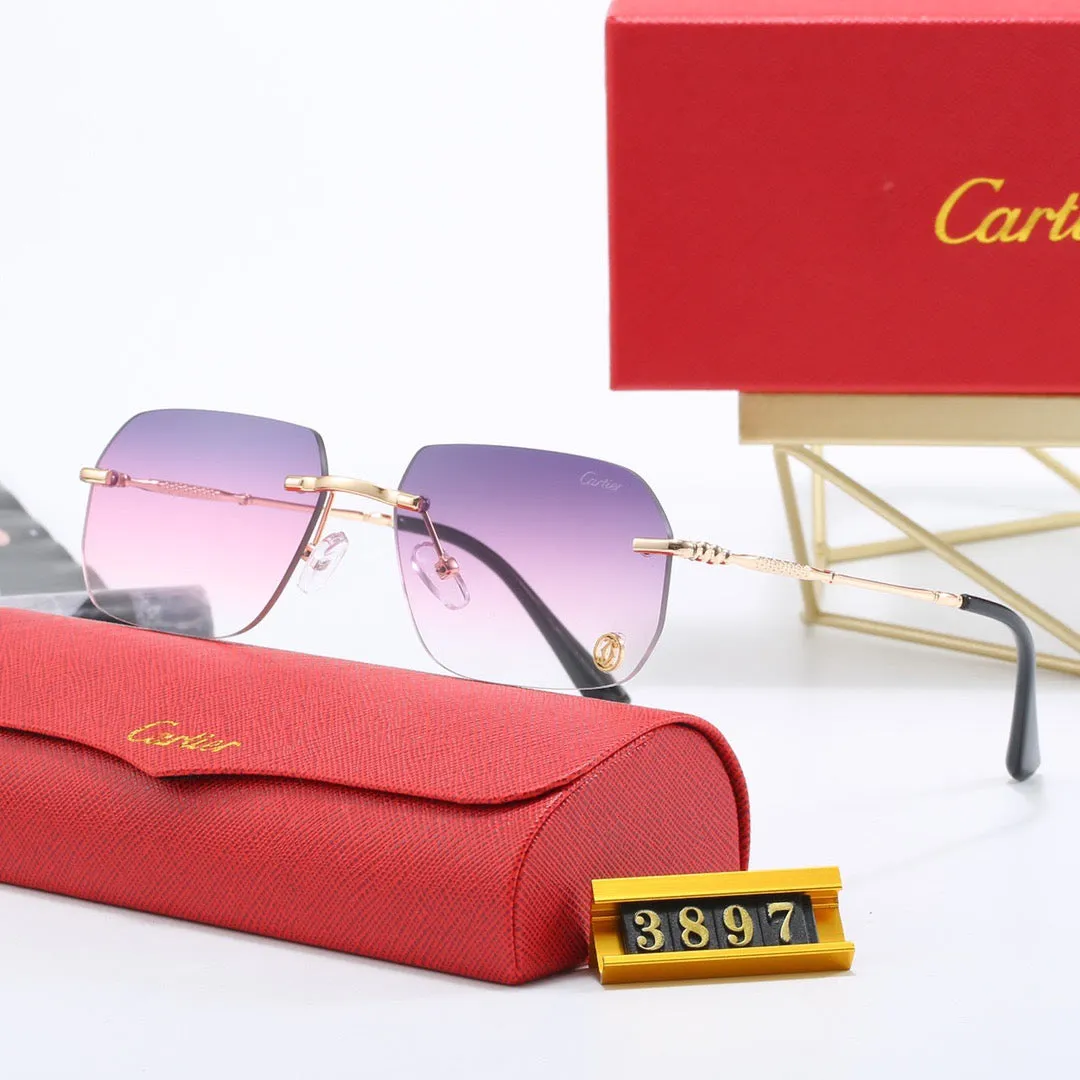 8-color fashionable CA letter sunglasses