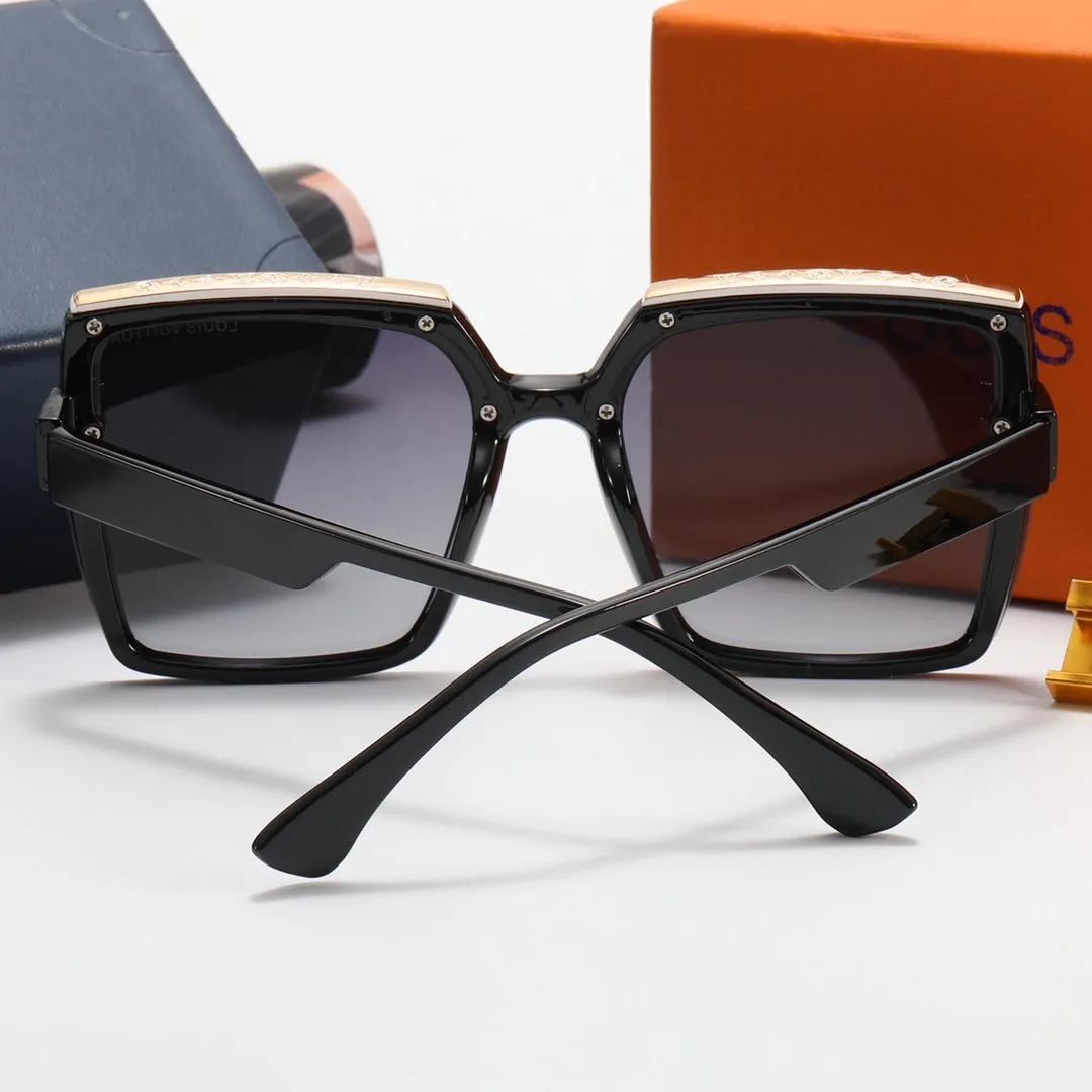 5 colors fashion simple two-color stitching polarized sunglasses