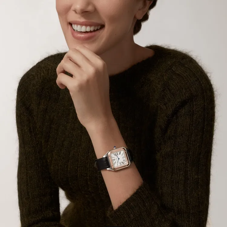 SANTOS-DUMONT Rose Gold Mix 46mm