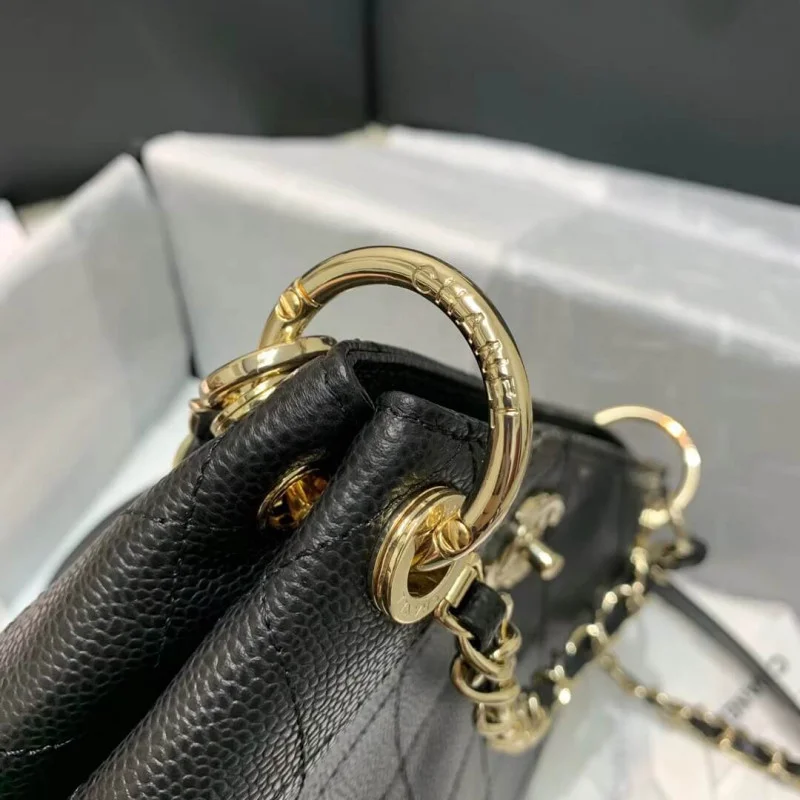 Chanel Grained Calfskin Small Hobo Bag As1461