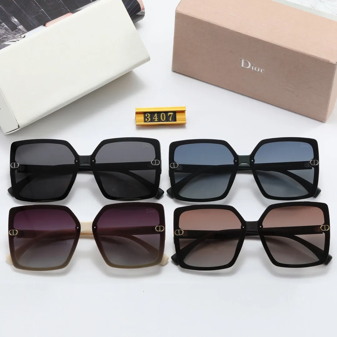 4 color frosted mirror leg D polarized sunglasses