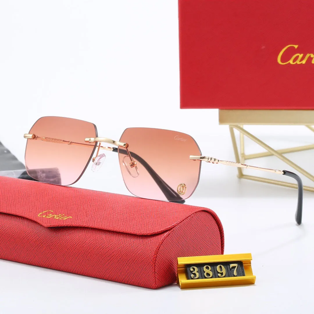 8-color fashionable CA letter sunglasses