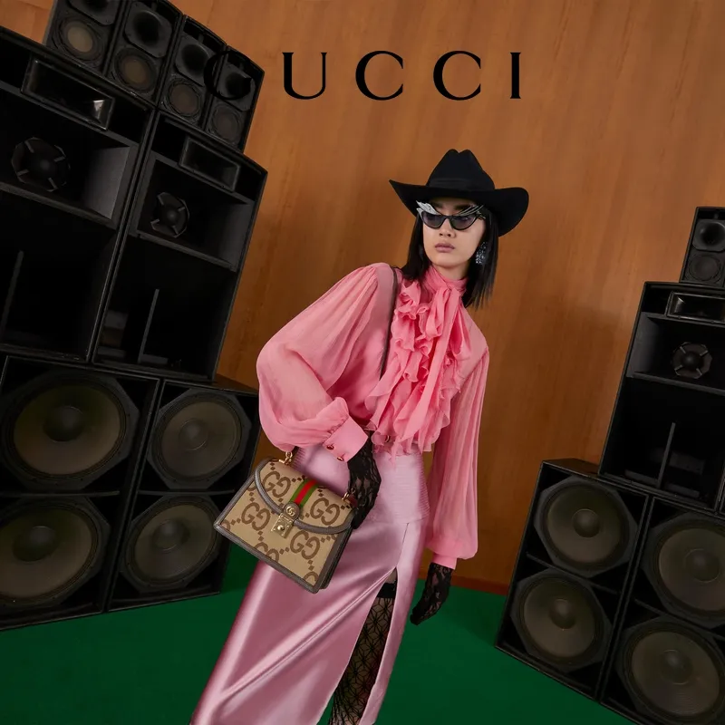 Ophidia Small Jumbo G Top Handle Bag