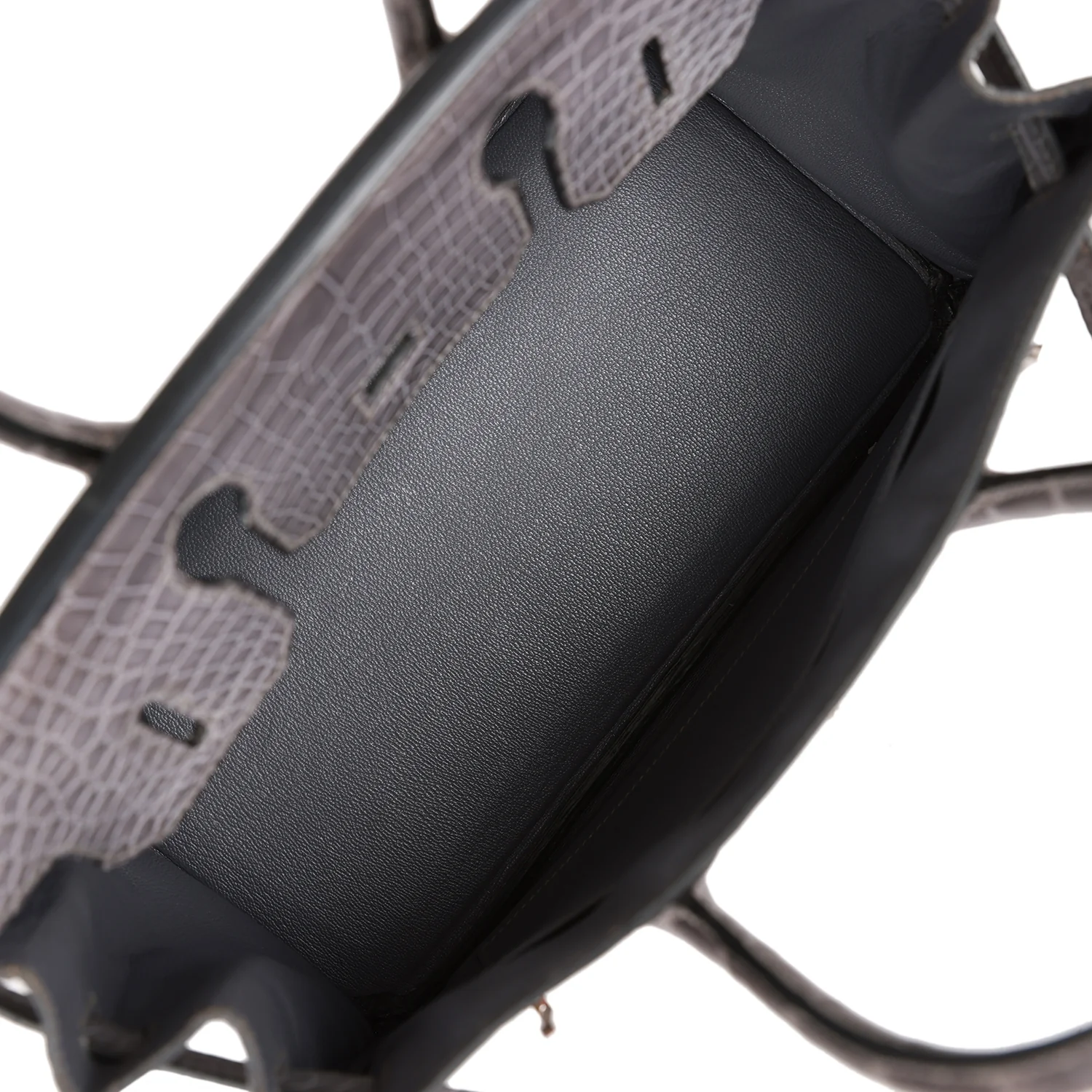 Pre-owned Hermes Birkin 30 Gris Paris Matte Alligator Palladium Hardware