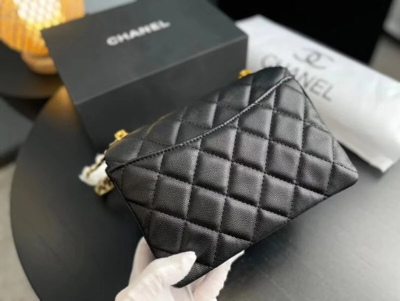 Chanel Cf Mini Black 20Cm A69900