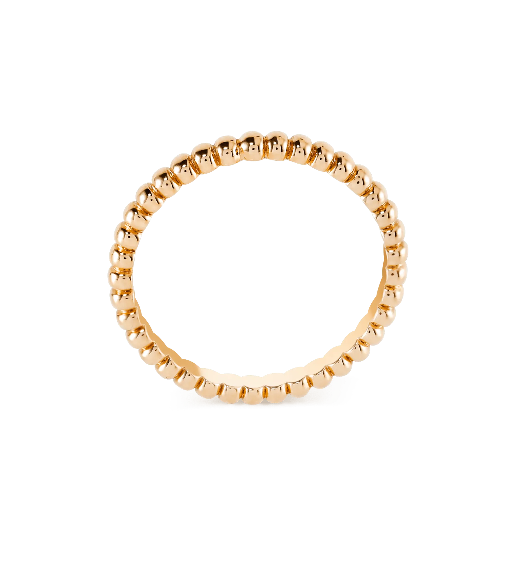 Perlée pearls of gold ring