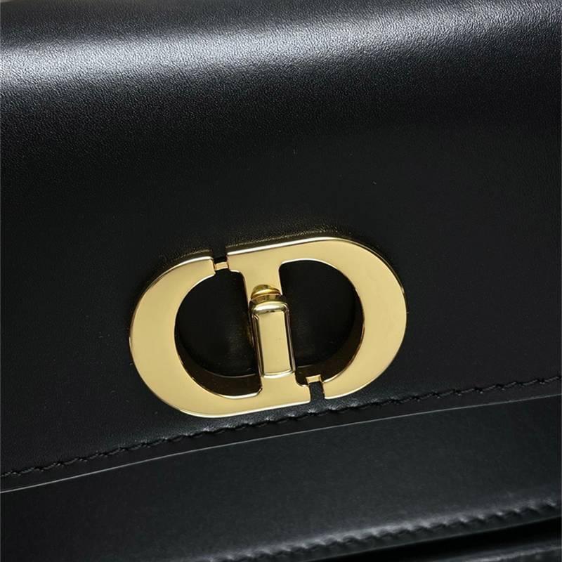 Dior 30 Montaigne Avenue Bag Black Box Calfskin